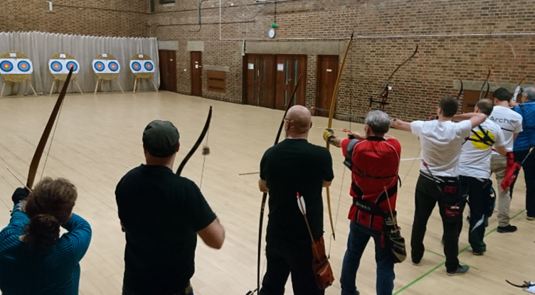 Group class at Experience Archery.
