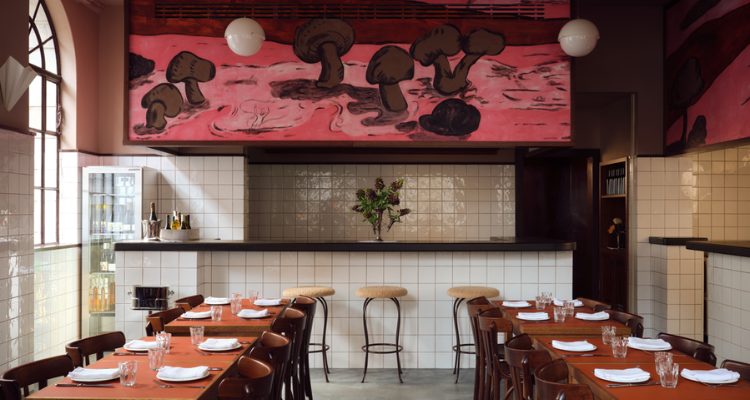 The interiors of Holy Carrot in London.