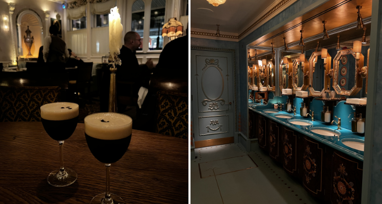 Espresso martinis at Lilibets and the blue toilets