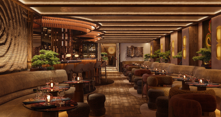 Interiors at MA/NA London.