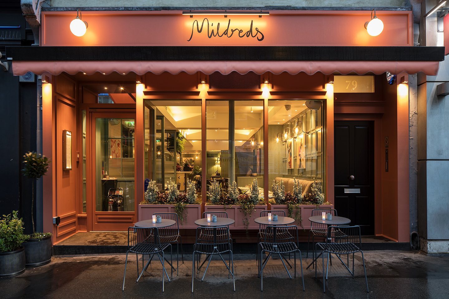 Exterior of Mildreds Covent Garden.