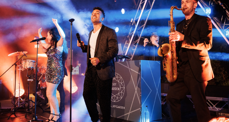 Performers at Music Nights at Sky Garden.