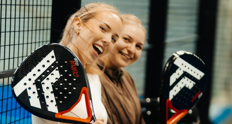 Players at padel Box.