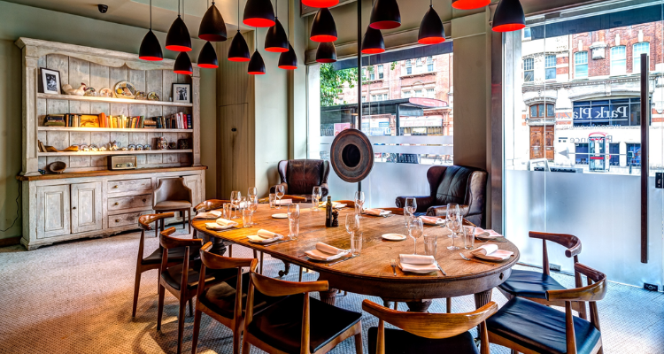 Interior at TOZI Victoria.