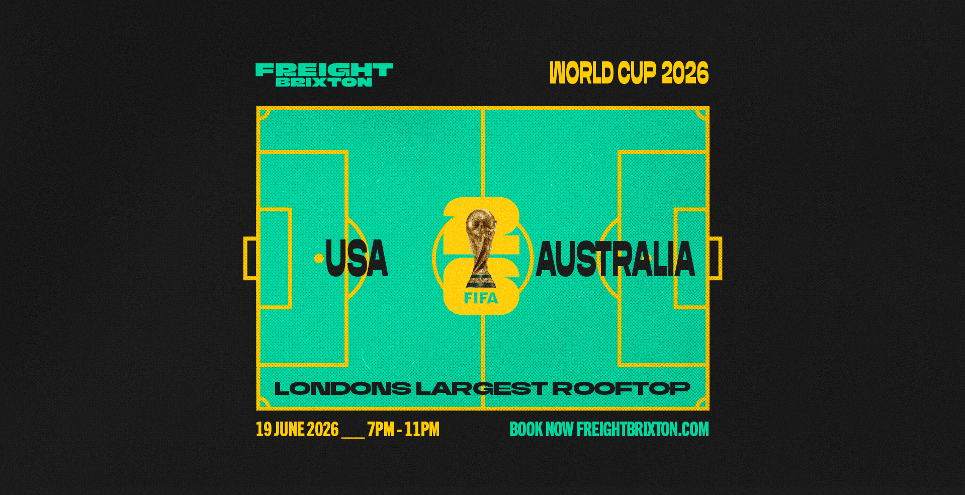 World Cup Showdown: USA v Australia Live Screening🏆