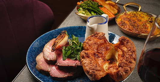 Sunday Roast at Blue Boar Pub