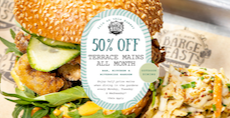 50% Off Mains on the Terrace | Midweek Dining at Barge East