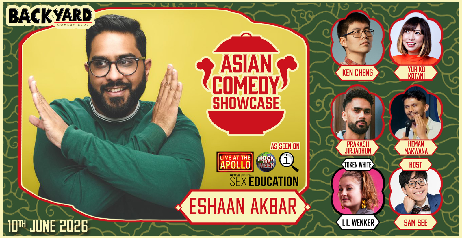 Backyard Comedy Club - Saturday Night