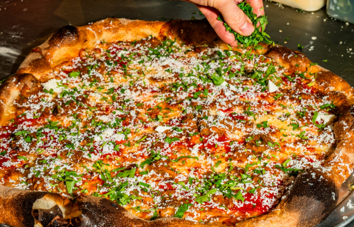 Dough Hands pizza