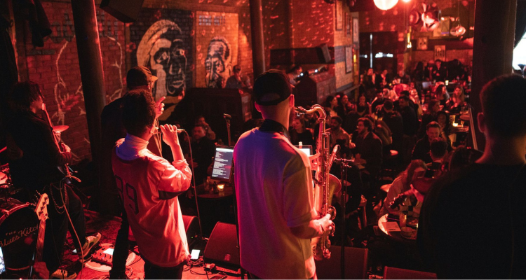 Hip Hop Orchestra brunch crowd. 