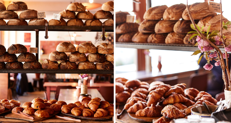 Pastries and bread from Jolene. 