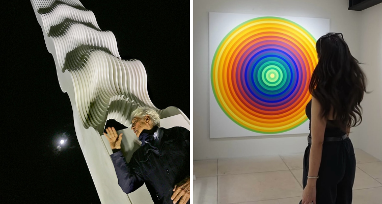 Julio Le Parc's artwork.