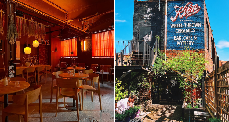 Interior and exterior of Kiln in Ouseburn.