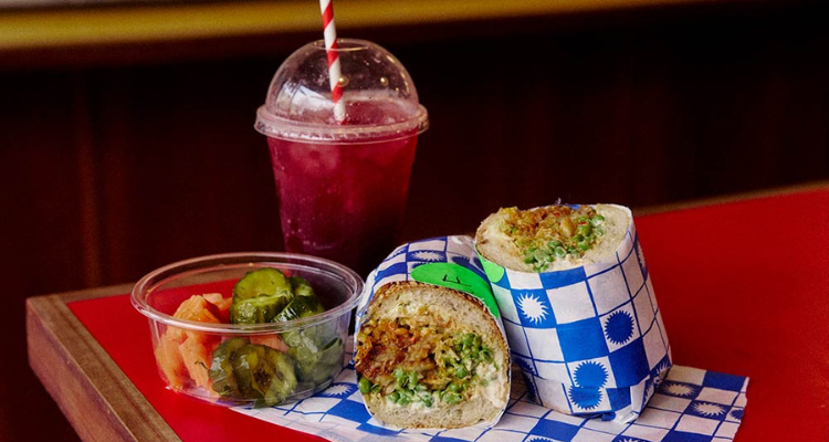 Sandwiches and a drink from Mondo To Go.
