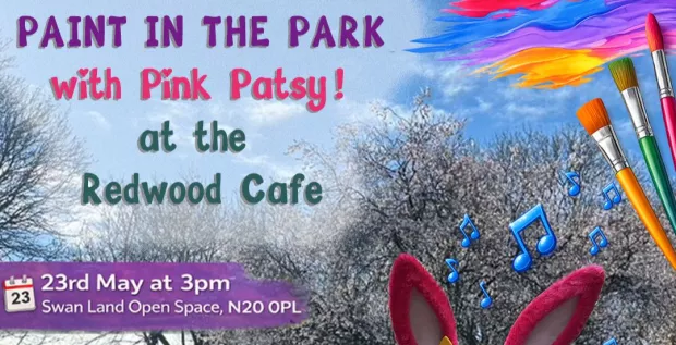 Paint in the Park with Pink Patsy!