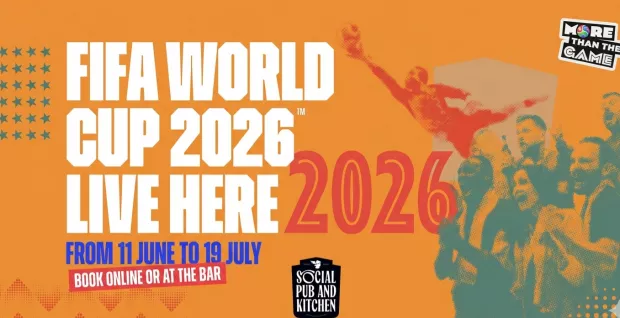 ⚽🍔 Matchday Moments: LIVE World Cup Knockouts at Social Pub & Kitchen