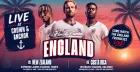England Friendlies – Live at Crown & Anchor!