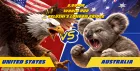 USA v Australia World Cup Game Fan Zone