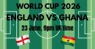World Cup England vs Ghana