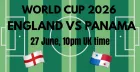 World Cup England VS Panama