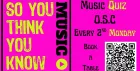 So you think you know! music quiz