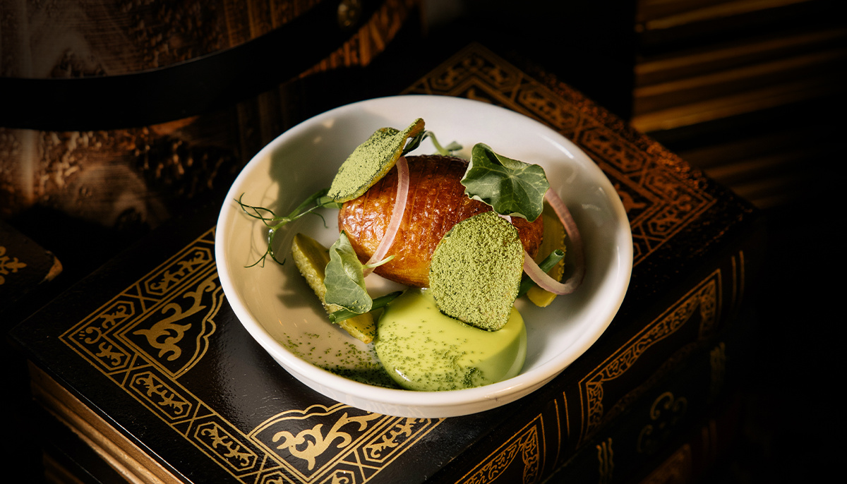 Tasting menu dish at Six by Nico Birmingham.