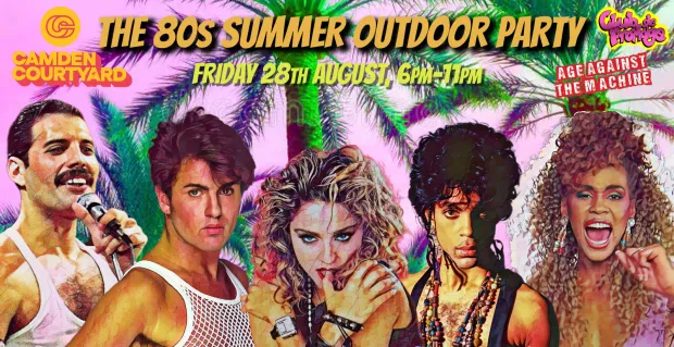 The 80s Outdoor Summer Party, 6pm-11pm