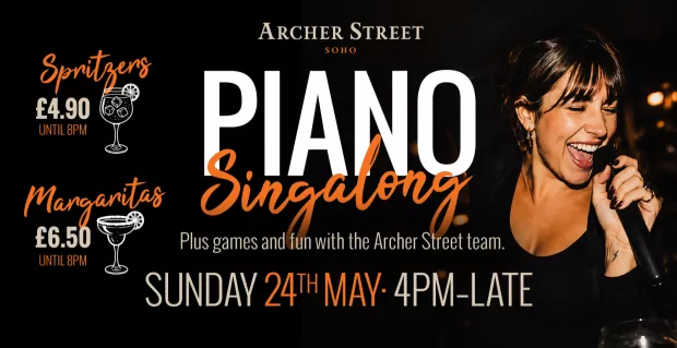 Archer Street Soho: Bank Holiday 24th May