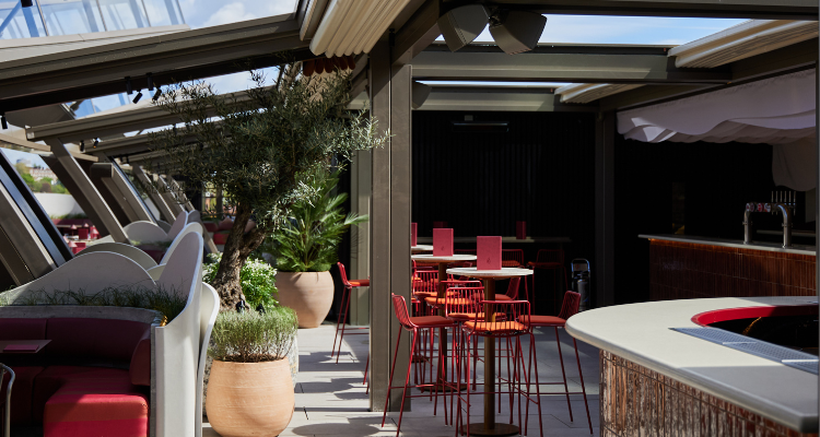 Bar Arriba terrace.