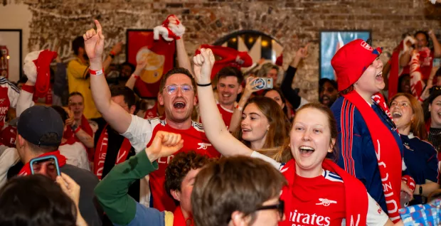 Champions League final watch party at Camden Town Brewery