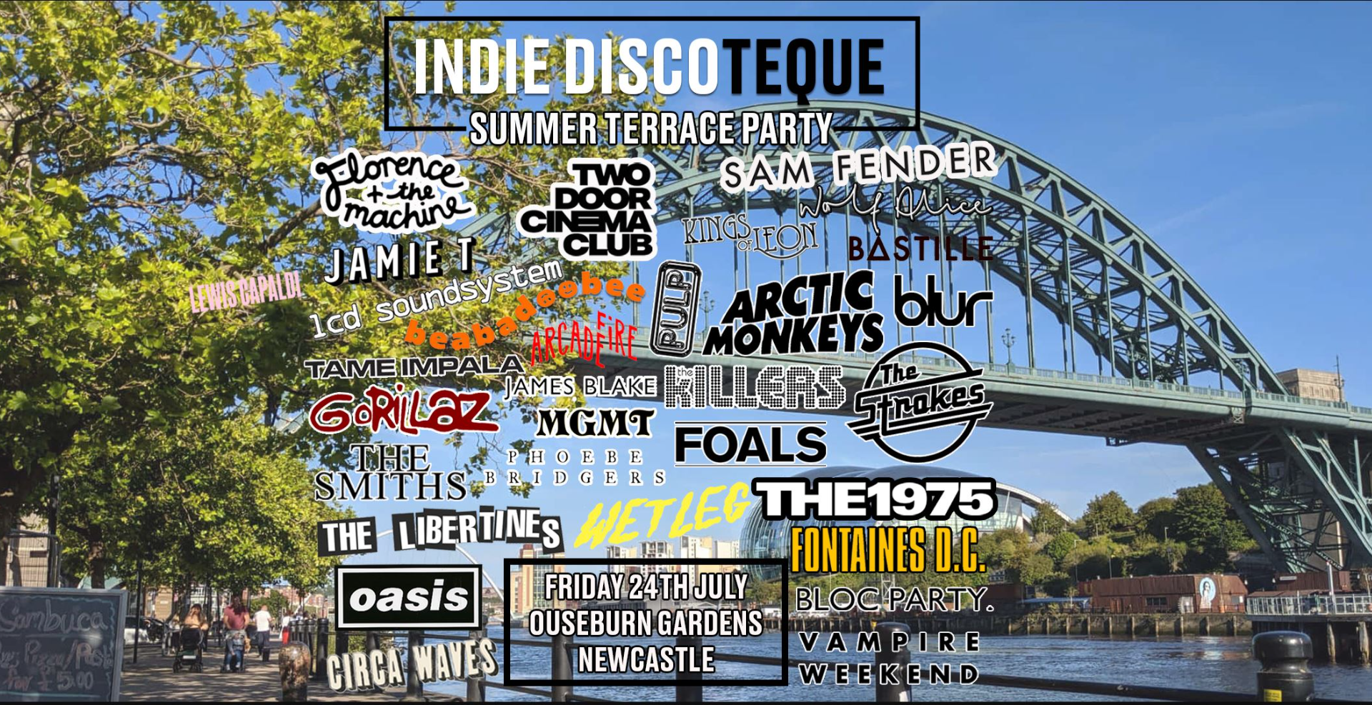 Indie Discoteque Summer Terrace Party (Newcastle)