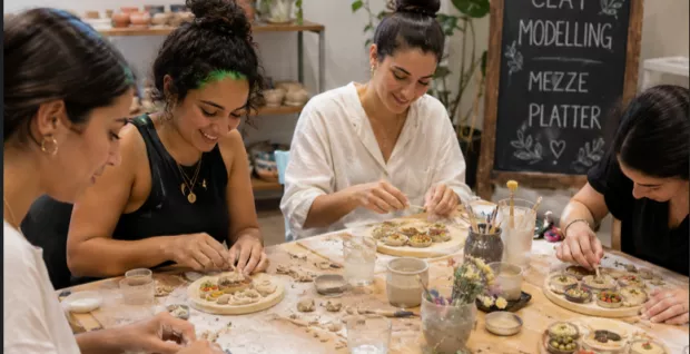 Create your own Mezze platter- clay