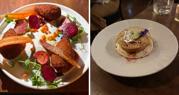 Food on the Colonel Saab Kinky Boots menu.