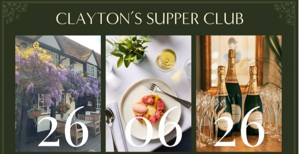 Clayton's Sonning Supper Club - Celebrating English Wine Month! at Banker