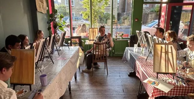 Lonely Arts Club Sip & Paint