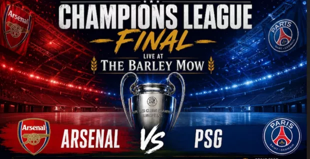 UEFA Champions League Final Live at The Barley Mow