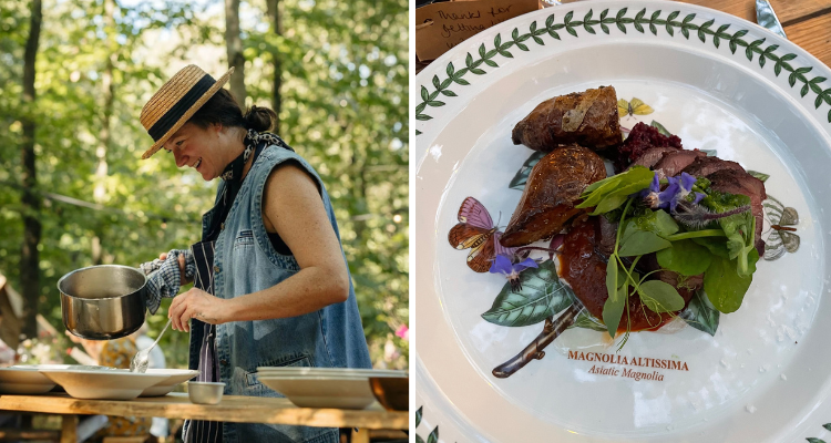 Melanie Brown from The Laundry, and the venison from The Wild Table.