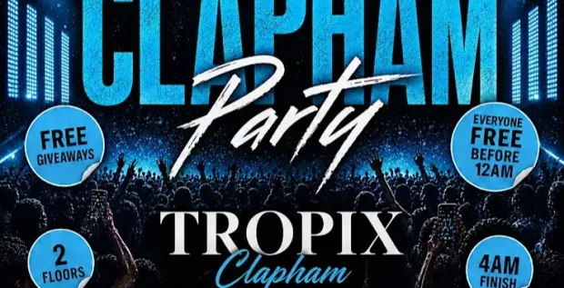 Bank Holiday Clapham Free Party | Hip Hop R&B Bashment Afrobeats