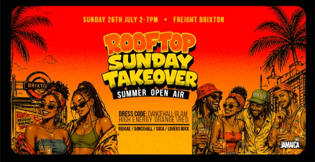 The Reggae Rooftop - LONDON - Sun 26th July
