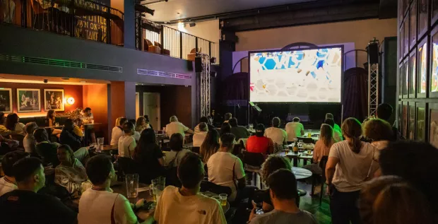 ⚽ AMAZING GRACE | CANARY WHARF'S BIGGEST WORLD CUP PARTY ⚽