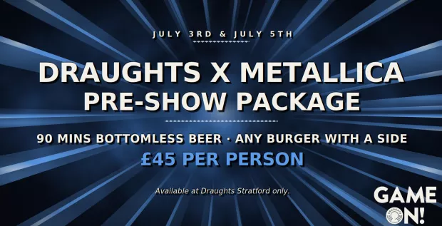 Draughts x Metallica: Pre-Show Package