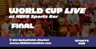 FIFA World Cup: FINAL @ KERB Sports Bar