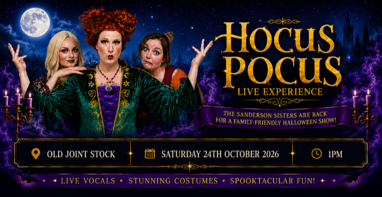 Hocus Pocus: Live Experience | City Centre, Birmingham Halloween