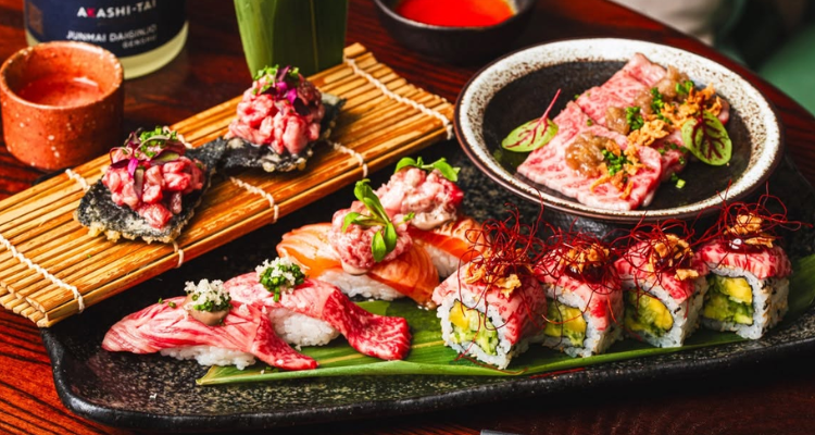 Sushi at KIBOU Birmingham.