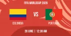 Colombia vs Portugal World Cup 2026