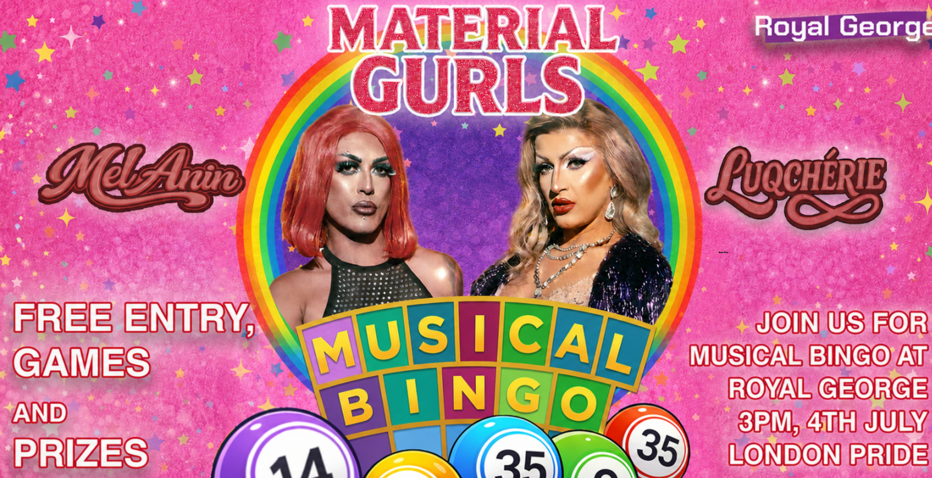 Musical Drag Bingo! 3PM