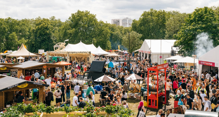 Taste of London Food Festival at Regent's Park.
