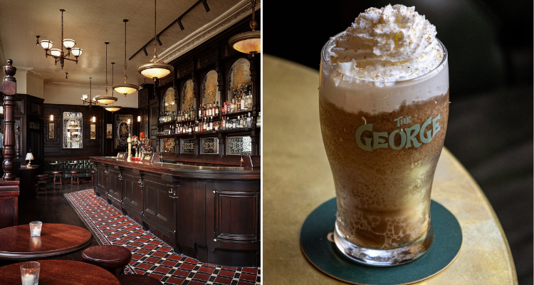 The George Irish Coffee and the bar