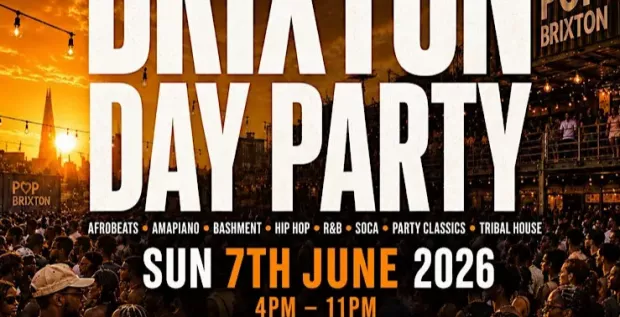 BRIXTON DAY PARTY – Everyone Free (With A Ticket) | Pop Brixton