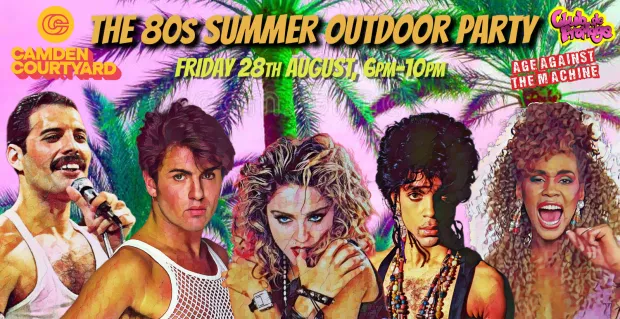 The 80s Outdoor Summer Party, 6pm-10pm